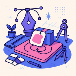 UI & Landing Page Design illustration